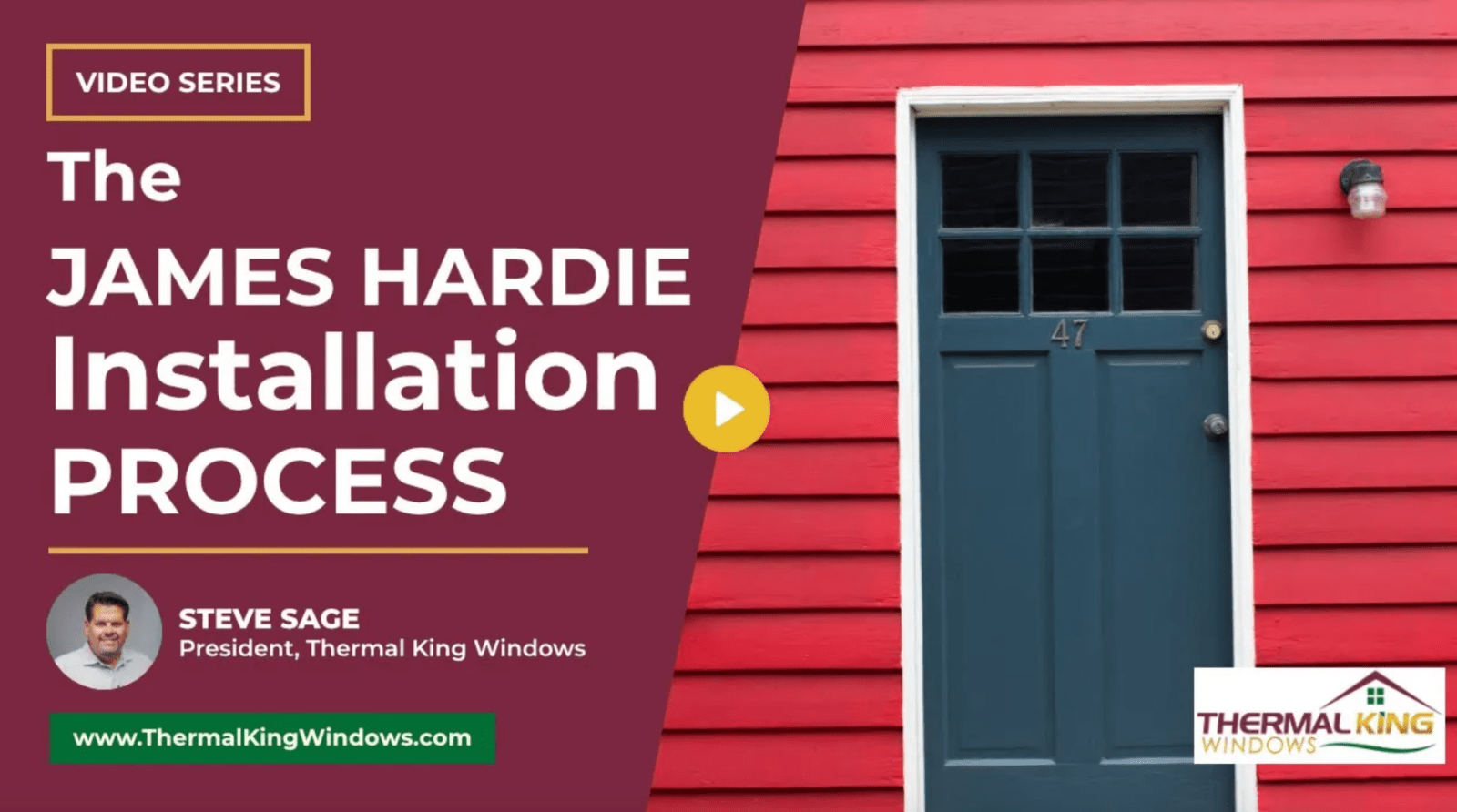 James Hardie siding installation